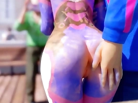 3d compilation: overwatch dva dick ride creampie tracer mercy ashe fucked on desk uncensored hentais