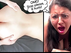 first time anal very painful anal surprise with a sexy 18 year old latina college student