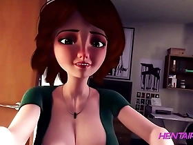 lucky boy fucks his curvy stepmom in pov • realistic 3d animation
