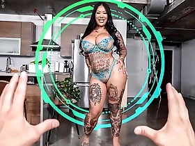 sex selector - curvy, tattooed asian goddess connie perignon is here to play