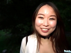 public agent cheeky asian wants to pay to fuck his massive fat cock